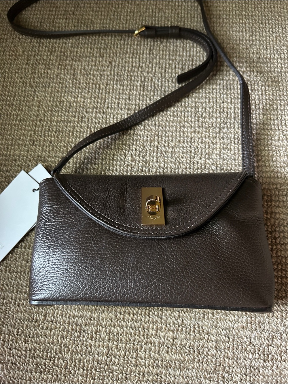 Vestirsi Dark Brown Leather Crossbody Bag - Picture 3 of 8